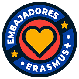 Emblema embajadores Erasmus+