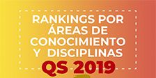 Ranking QS por áreas de Conocimiento y Disciplinas QS 2019