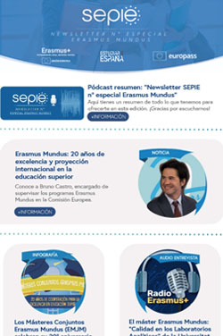Newsletter Número Especial Erasmus Mundus Newsletter Número Especial Erasmus Mundus